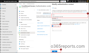  authentication-context-for-ca-policy-in-microsoft-365