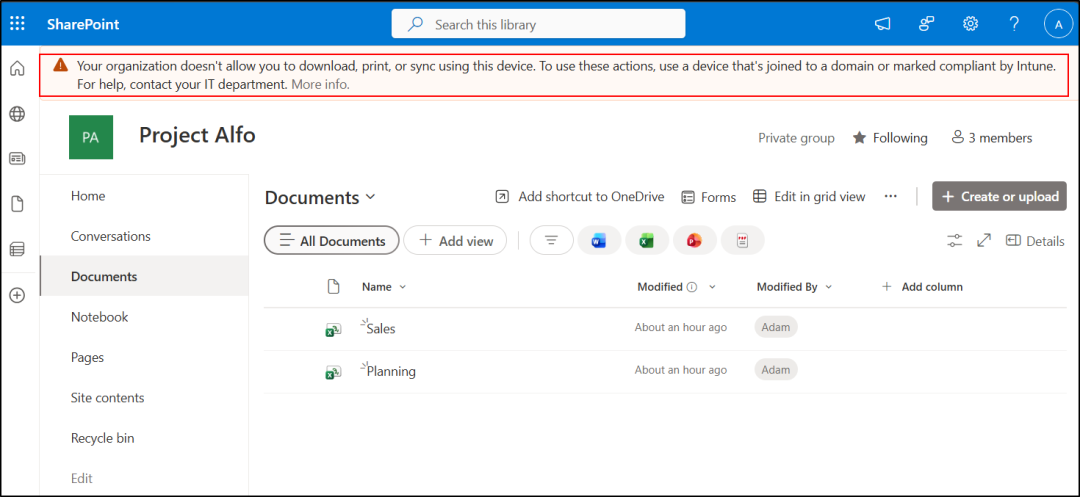 Block File Downloads in SharePoint and Microsoft OneDrive