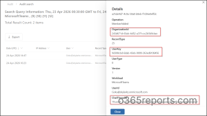 External chat details in Microsoft Purview