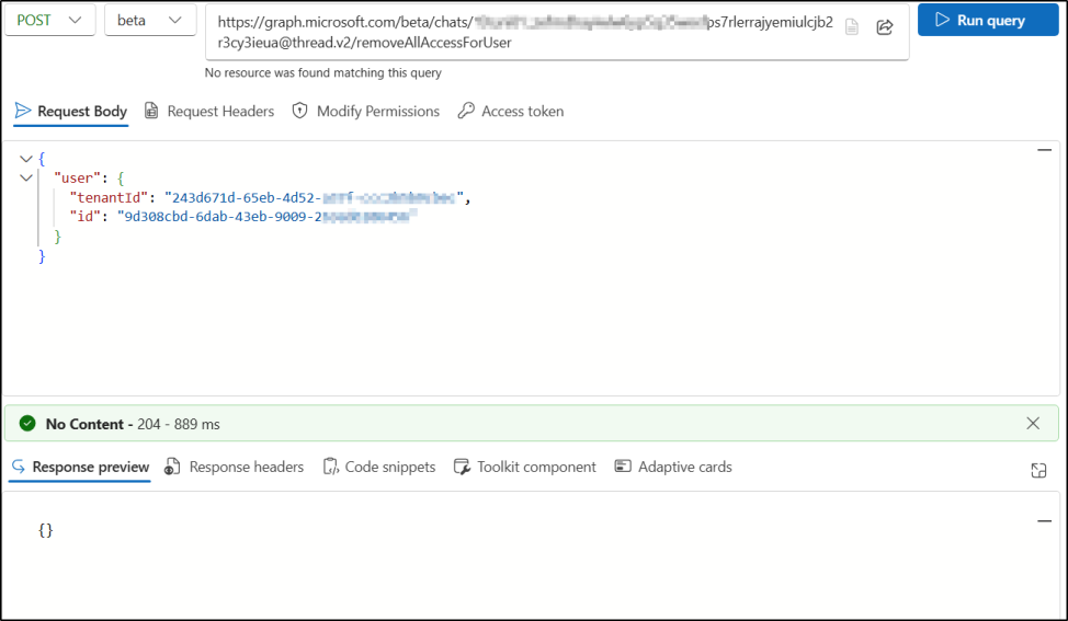 Remove External Chats from Users in Microsoft Teams