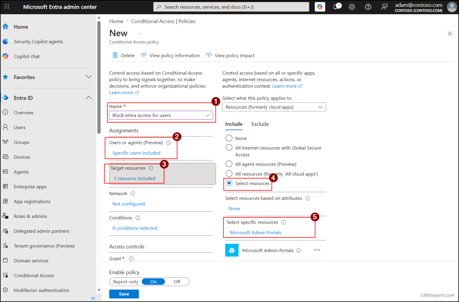 Different Ways to Restrict User Access to Entra Portal