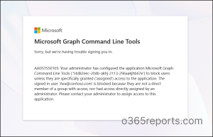 Control Powershell access in Microsoft 365