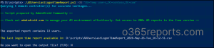 Users Last Logon Details from a Specific OU in AD