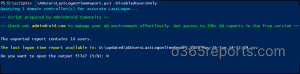 Users' Last Logon Reports for Disabled Users in Active Directory