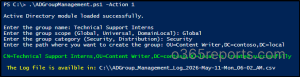Create New Groups in Active Directory Using PoweShell