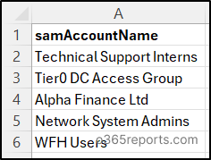 Restore Active Directory Groups in Bulk