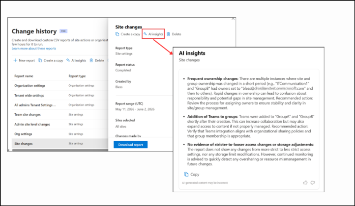 How to Create and Use Change History Reports in SharePoint