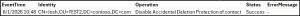 Disable Accidental Deletion Protection for Active Directory Contacts