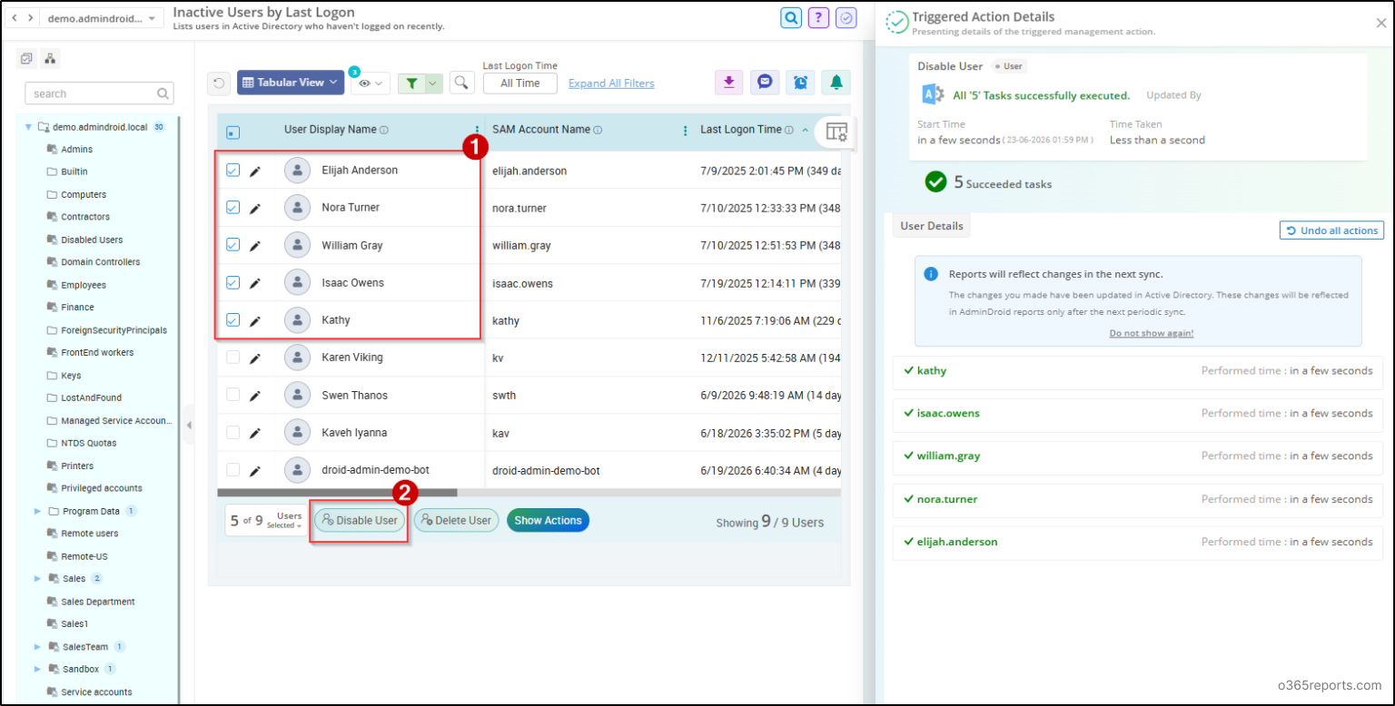 Identify Dormant Users in Active Directory Using PowerShell