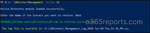 Recover Deleted Active Directory Contacts Using PowerShell