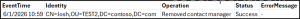 Remove Contact Manager in Active Directory