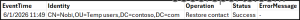 Restore Deleted Contacts in Active Directory