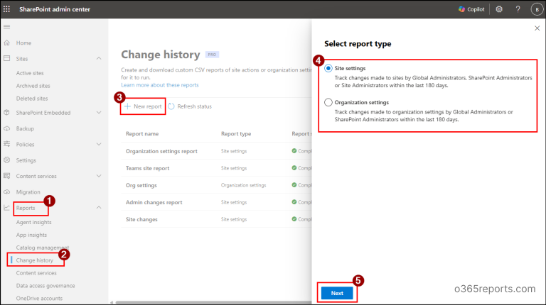 How to Create and Use Change History Reports in SharePoint