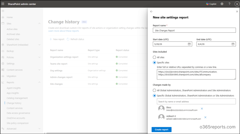 How to Create and Use Change History Reports in SharePoint