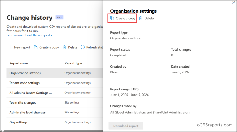 How to Create and Use Change History Reports in SharePoint