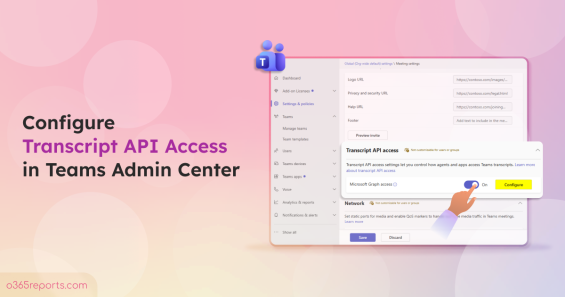 How to Manage Teams Transcript API Access for Meetings