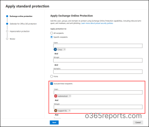 Exclude Users from Standard or Strict Preset Policies